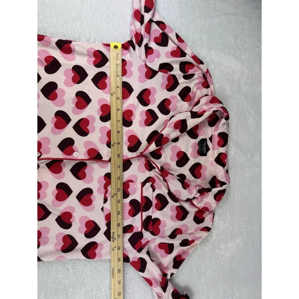Kate Spade New York Sleep PJ‎ Pajama Set Sizer Small Hearts Prints C089 -6